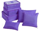 6 Bed Storage Cubes Containers Low Profil On Bagaj Seyahat Ambalaj Organizecılar Evkepping Storage Fabric Storage Bag (Purple)