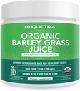 Organik Barley Grass Juice Toz - Volcanic Soil of Utah - Raw & BioActive Form, Cold-Pressed sonra CO2 kuru - Gluten Free, GMO ücretsiz, Vegan - Complements Buğdaygras Juice - 5.3 ozzz