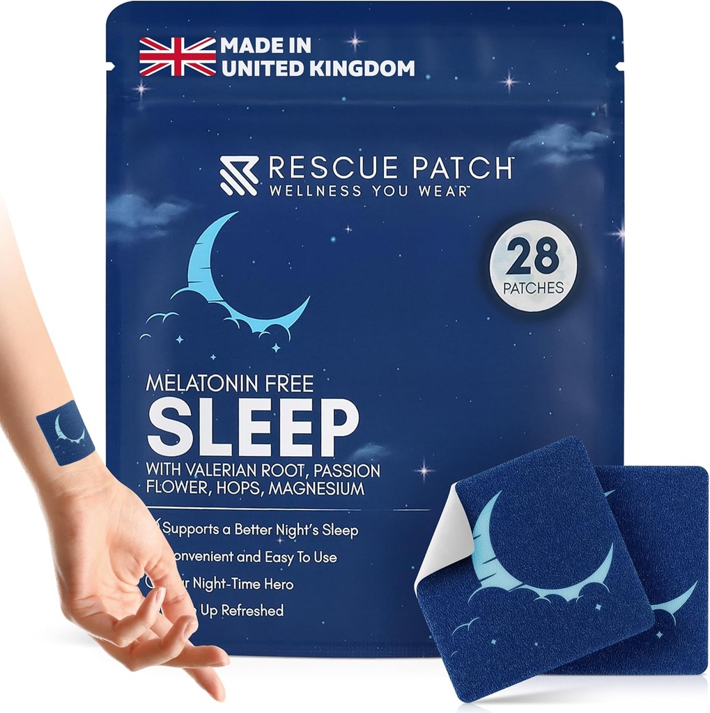 Yetişkinler için Uyku Patchs | Doğal Uyku Patches for Yetişkinler | Melatonin-Free Sleep Patch for Relaxation and Restful Night – Long-Lasting Formula