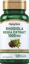 Piping Rock Rhodiola Rosea Supplement | 120 Capsules | Concentrated Herb Extract | Non-GMO, Gluten Free