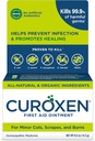 CUROXEN İlk Yardım Antibiyotik Ointment, 0,5oz | Tüm Doğal ve Organik Malzemeler (0.5oz Dikey)