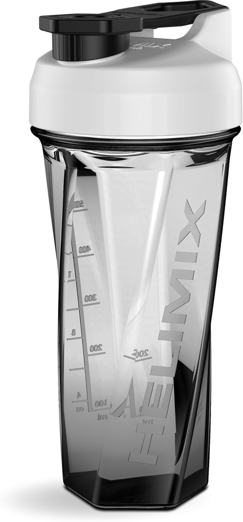 HELIMIX 2.0 Vor Blender Shaker Şişe 28oz | No Blending Ball veya Whisk | ABD Made | Portatif Pre Workout Whey Protein Drink Shaker Cup | Mixes Cocktails Smoothies Shakes | Top Raf Safe