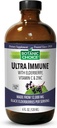 Botanic Choice - Ultra Immune, Contains Elderberry ile çinko ve C vitamini, Black Elderberry Syrup for Yetişkinler ve Çocuklar için, Immune Desteği için Sıvı Vitaminler, 4 Oz