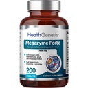 Megazyme Forte 200 Tablets - Φυσικό φυτό Proteolytic Enzymes Nattozimes Serrazimes Υποστηρίζει το Digestive System Immune Health