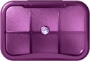 6 Karşılaştırmalı Seyahat Pill Organizer, Küçük Pill Box For Purse, Pocket Daily Pill Case Portatif Tıp Pill Konteyner, Haftalık Vitamin Sahibi Organize (Purple with Renstone)