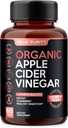 100% Organik Raw Apple Cider Vinegar Capsules - Natural Detox Gut Cleanse & Health Digestion - Tasteless & Easy to Swallow - Ekstra Güçlü ACV Pills - 1000 mg