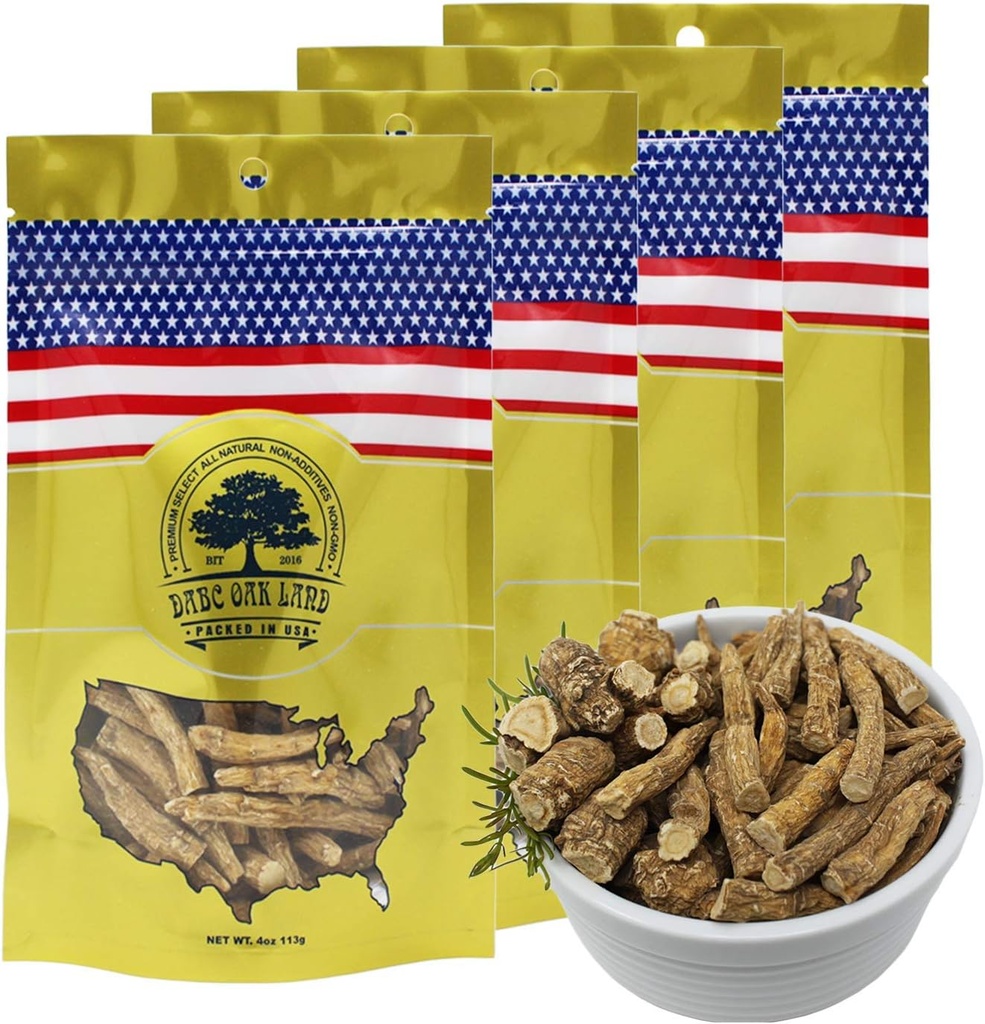 American Ginseng Slices from Wisconsin (Sliced Reality Root Wisconsin Grown! Çoğu insan bunu magnezyum çayı yapmak için kullanır! Sağlık için iyi! (Amerikalı 185 Büyük Branş, 4 Packs of 1 Pound)