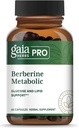 GAIA HERBS PRO Berberine Metabolik - Berberine HCI ile Tamam Supplement - Vegan, Gluten-Free, Soy-Free - 60 Capsules (60 Hizmet)