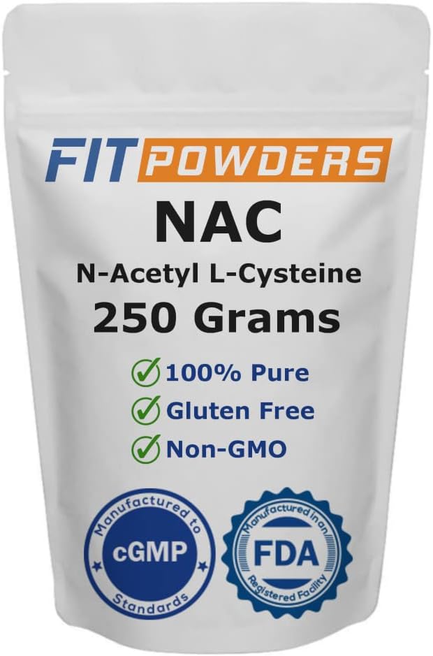 NAC Toz N-Acetyl L-Cysteine Toz Scoop Dahil (250 Gram)