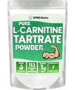 XPRS Nutra L Carnitine L Tartrate Toz - Premium Pure L Carnitine Tartrate - L-Carnitine - Vegan Dostu Bulk L Carnitine Toz - Amino Asit Supplement (4 Ounce)