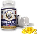 Benson'un Cats & Small Dogs için en iyi Omega 3 Balık yağı - 200 Softgels 500 mg - % 43 daha fazla Omega 3 Fatty Asits Than Salmon Oil - 100% Pure, Non-GMO, Natural Pet Food Dog Fish Oil Supplements