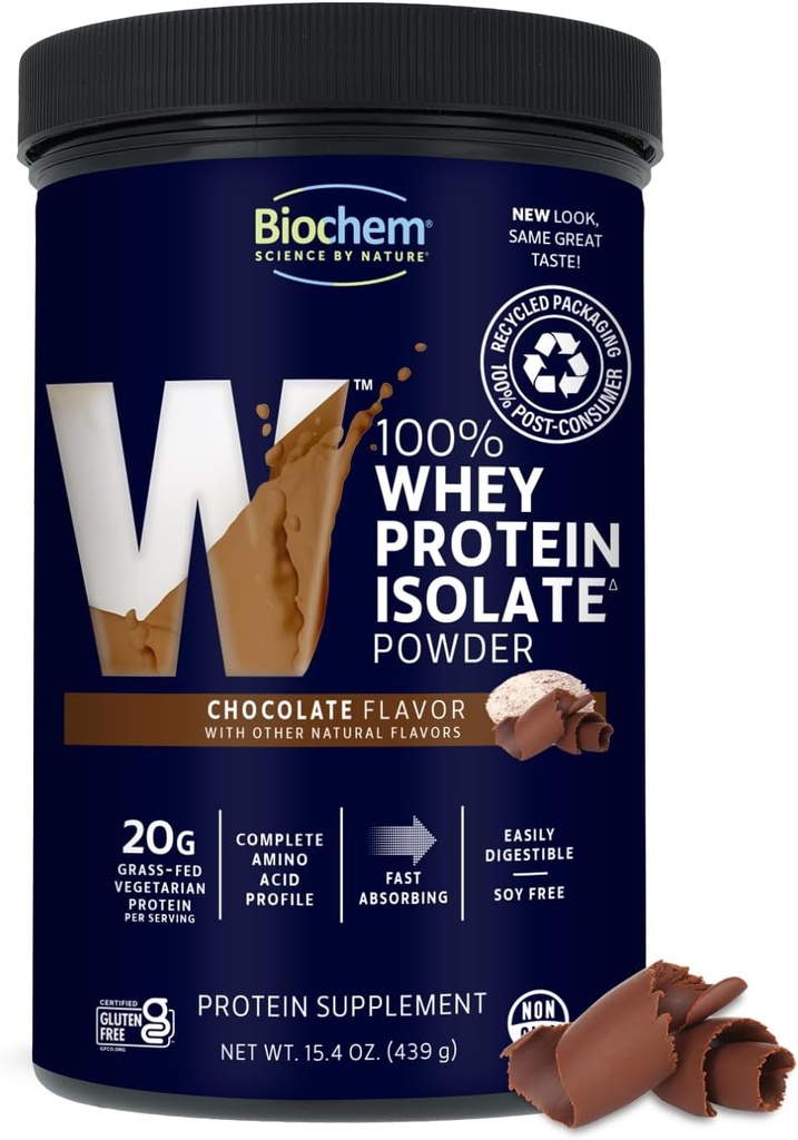 Biochem, Whey Protein Toz, 20g of Protein to Support Muscles and Intense Workouts, Chocolate, 15.4 oz...