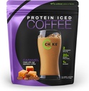 Chike Caramel Yüksek Protein Buzlu Kahve, 20 G protein, 2 Shots Espresso, 1 G Sugar, Keto Friendly and Gluten Free, 14 Hizmetler (14.3 Ounce)