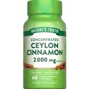 Nature's Truth Ceylon Cinnamon Pill Capsules | 2000 mg | Non-GMO & Gluten Free Supplement Supplement