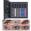 Χρωματισμένο Mascara Πολύχρωμο Αδιάβροχο Μπλε Mascara για Βλεφαρίδες, Λευκό Μαύρο Καφέ Μωβ Μακροχρόνια Γοητευτική Ογκώδη Σκληρότητα Δωρεάν Vegan Makeup ματιών (6 χρώματα)
