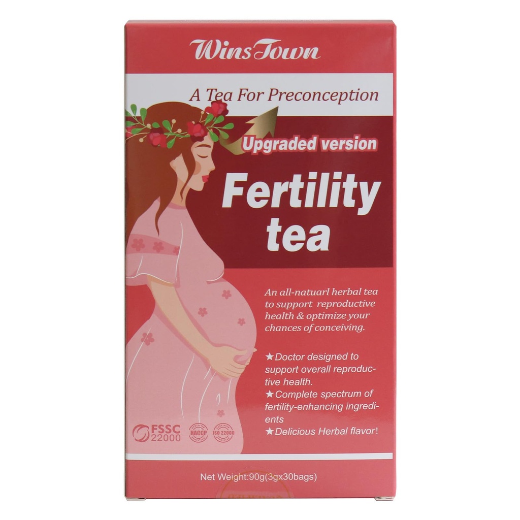 Kadın Preconception, Destekler Ovulation, Conception & Hormonal Denge, 30 Çay Çanta Çanta