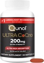 Qunol CoQ10 200 mg Softgels, Ultra CoQ10 - Ultra High Abors Coenzyme Q10 Supplements - Antioksi Supplement for Vascular and Heart Health & Energy Production, 90 Count