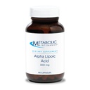 Metabolik Bakım Alfa Lipoic Asit - 300 mg ALA Supplement - Nerve + Liver Health (90 Capsules) için Antioksi Desteği