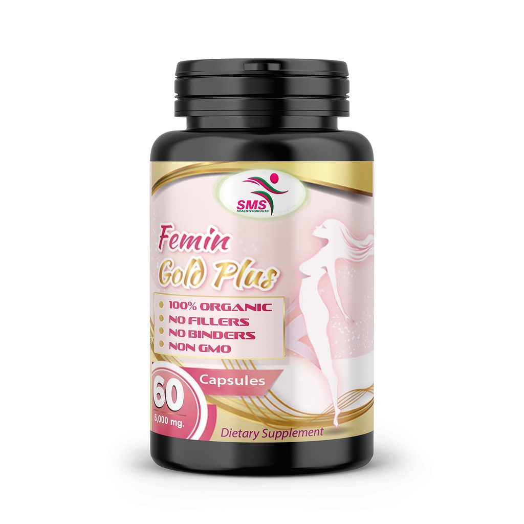 SMS Pueraria Mirifica Daily 1,000mg Natural Organic Capsules - for Men, Female, Transsexual, Veggie 60 Capsules