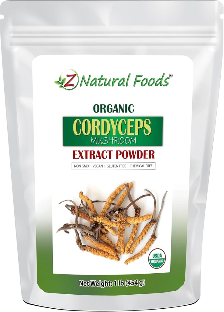 Z Natural Foods Organic Cordyceps Mushroom Extract Powder