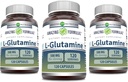 Amazing Formulas L-Glutamine 500 mg Capsules | Amino Asit Supplement | Non-GMO | Gluten Free | Made in USA (3 Pack, 120 Count)