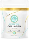 Γρήγορος τρόπος - Collagen Peptides - 12g Hydrolyzed Collagen + 11g Πρωτεΐνη ανά σερβίρισμα - Μαλλιά, Δέρμα & Καρφιά - Αμινοξέα - Grass-Fed - Ζάχαρη, Γλουτένη & Γαλακτοκομικά Χωρίς - Μη ΓΤΟ - Άγευστη σκόνη -30 Σερβιέτες