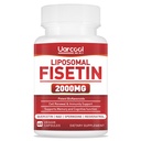 Fisetin Supplement 2000 mg for Health Aging and Longevity, Skin Health, Brain - Soy Free, Vegetarian - 60 Softgels