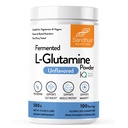 Sandhu'nun L-Glutamine Tozu | 100 Hizmet, 500 Gram, 17.6 Oz., Büyük Boyut, 3 Ay Supply / ABD'de Yapıldı | Non-GMO, Amino Acid Supplement for Muscle Support and Gut Health