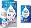 TheraTears Ekstra Kuru Göz Terapisi Kuru Göz Ölçeği Kuru Gözler, 0,5 fl oz Şişe, 2 Kont ( 1) ve Sıvı Gel Gece Saati Kuru Göz Ölçeği Kuru Gözler için Ölüyor, Single-Use Vials, 30 Count