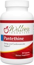 Wellness Kaynakları Pantethine - Aktif Vitamin B5. Vegan (300 mg, 90 Capsules)
