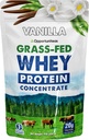 Opportuniteas Grass Fed Whey Protein Toz Yoğunluğu - Vanilla - Pure Protein Supplement - GMO, Hormon Free & Gluten Free - 1lb