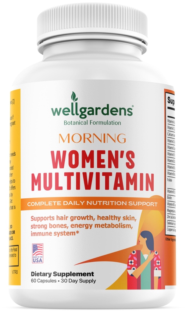 Saç Büyümesi için 100 Saf Kadın - Kadınlar için Tamamlanan Vitaminler - Biotin, çinko, Antioksis - Cilt, Enerji, Immune Health - ABD'de Yapılan 60 Capsules