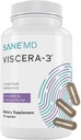 SANE MD - Viscera 3 Μεταβιοτικά με Tributyrin - Συμπλήρωμα Βουτυρικού νατρίου για Αέριο και Ανακούφιση με Βλέμμα - Υγεία των Ούρων - IBS & Laky Gut Butyric Acid Supplement - NSF Certified - 30 Κάψουλες