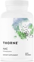 THORNE - NAC - N-Acetylcysteine - 500 mg - Destekler Respiratory Health & Immune Function - The Liver & Kidney Detox* - Gluten, Dairy & Soy-Free - 90 Servisler