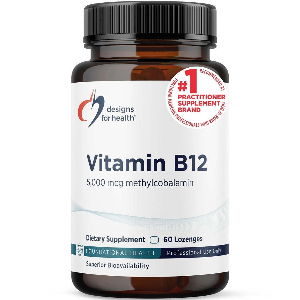 Sağlık Vitamini B12 Lozenges için tasarımlar - B12 Vitaminleri 5000 mcg Torchcobalamin - B12 Supplements - Vegan + GMO, Natural Berry Flavor (60 Hızlı Dissolve Lozenges)
