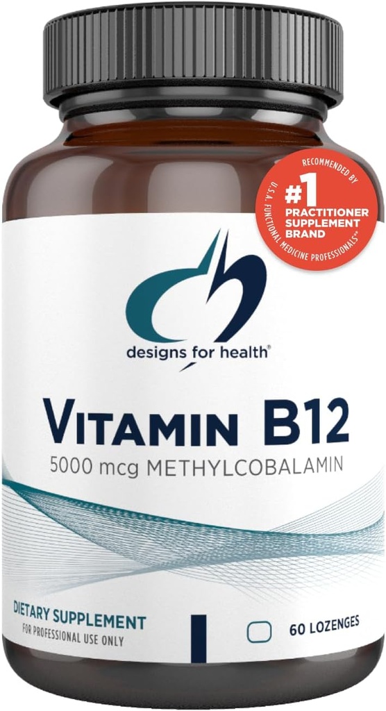 Sağlık Vitamini B12 Lozenges için tasarımlar - B12 Vitaminleri 5000 mcg Torchcobalamin - B12 Supplements - Vegan + GMO, Natural Berry Flavor (60 Hızlı Dissolve Lozenges)