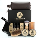 Ayıd Care Kit Armağanları Erkekler için, 9 Apple Beard Grooming Kit, Beard Club Kit, Baba Boy arkadaşı için eşsiz bir Erkek Hediyedir, Baba'nın Günü Yıldönümü Doğum Noel Hediye Fikirleri O Patronu