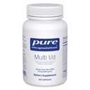 Pure Encapsulations Multi T/D - Multivitamin & Mineral Supplement - για την Καθημερινή Ευεξία, Καρδιαγγειακή & Ανοσολογική Υγεία* - Πλούσιο σε Βιταμίνες & Ορυκτά - Χωρίς Γλουτένη & Χορτοφαγικά - 120 Κάψουλες