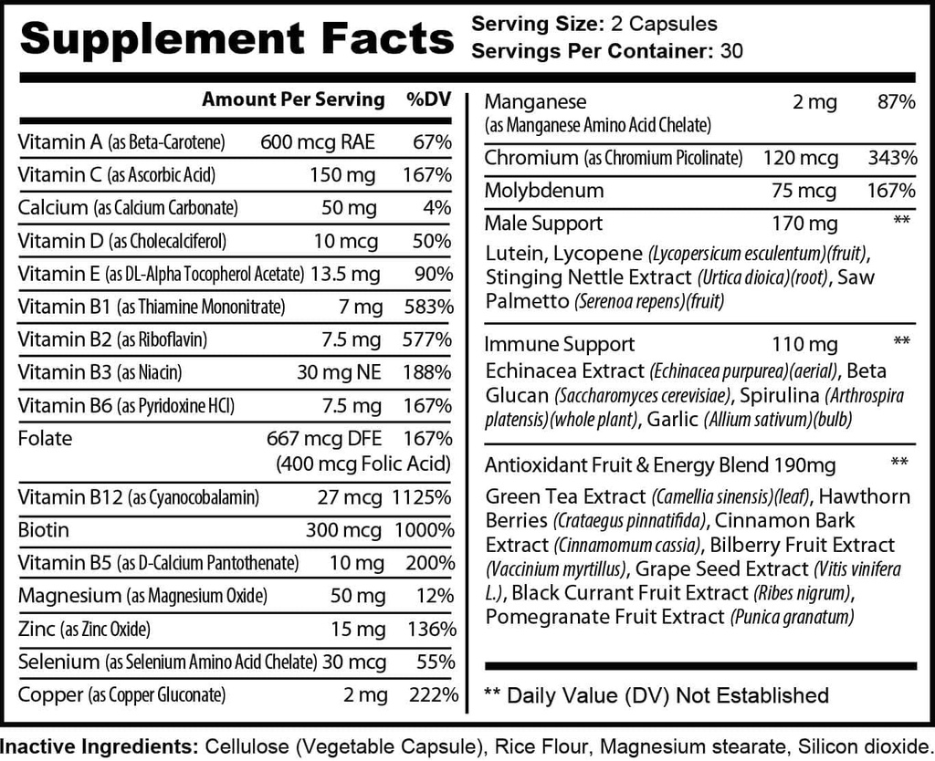 Royal, Multi-Vitamin, King's Blend για τους άνδρες