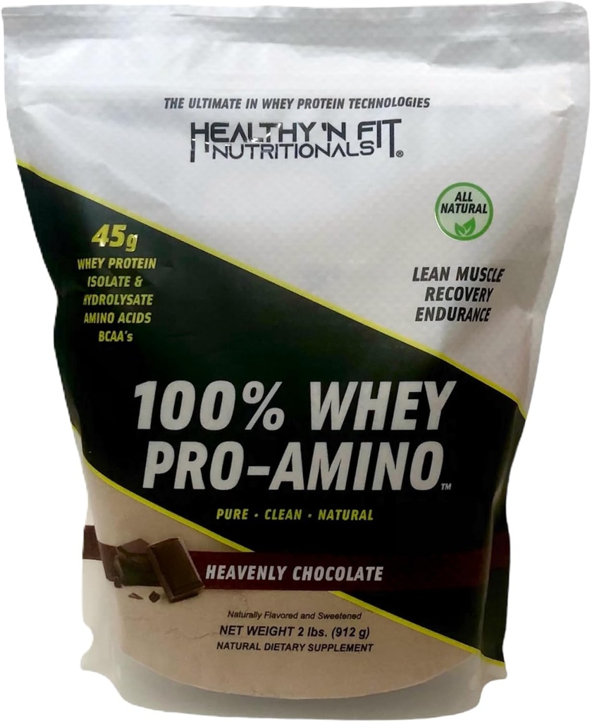 Υγιεινή «N Fit 100% WHEY PRO-AMINO v2.0-Chocolate (2lb): 100% Whey Protein PLUS Peptides Από το # 1 Brand της Αμερικής σε Συμπληρώματα, Τεχνολογία και Καθαρότητα.