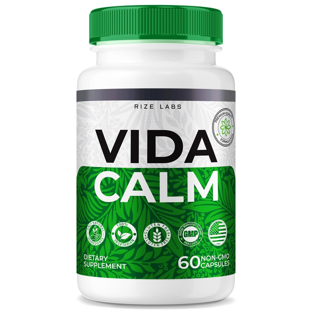 Laboratuarları - Vida Calm Advanced Formula Capsules, Stres, Calming, Relaxation, Supplement (60 Capsules) için maksimum Güç sağlar.