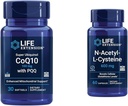 Επέκταση ζωής Super Ubiquinol CoQ10 με PQQ, CoQ10, PQQ & N-Acetyl-L-Cysteine (NAC), ανοσοποιητικό, αναπνευστικό, ηπατική υγεία