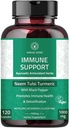Immune Support Capsules - Immunity Support Supplement 120 Capsules Made with Organic Neem, Tulsi, Amla & Turmeric, Geliştirilmiş Wellness ve Immune Function.