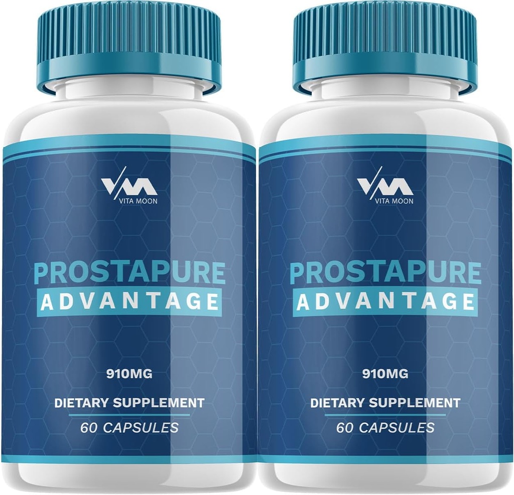 (2 Pack) ProstaPure Κάψουλες Υποστήριξης Prostate – Prosta Pure Pills συμπλήρωμα, μέγιστη δύναμη, νέα βελτιωμένη πολυβιταμίνες Formulation, ProstaPure Κριτικές, 120 κάψουλες