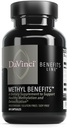 DAVINCI Labs Μεθυλο-Πλεονεκτήματα διατροφής - Συμπλήρωμα διατροφής για την υποστήριξη της υγιούς μεθυλίωσης, της αποτοξίνωσης και της παραγωγής ενέργειας* - με βιταμίνη Β6, Β12, Φολικό και περισσότερο - Χωρίς γλουτένη - 60 κάψουλες χορτοφάγων