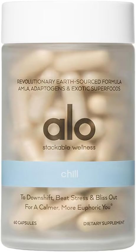 Alo Chill Capsules Relaxation Supplement which Supports Calmness And mental Clarity
