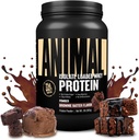 Ζώων Whey Isolate Protein Powder - Φορτωμένο για προ & μετά την προπόνηση οικοδόμος μυών και την αποκατάσταση με Digestive Ένζυμα για άνδρες & γυναίκες - 25g πρωτεΐνη, μεγάλη γεύση, χαμηλή ζάχαρη - Brownie Batter 2 lbs