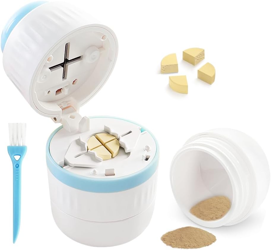 Pill Cuting Vitamins, Tabletler için uygun olarak, Küçük Pills veya Büyük Pills'ı kesmek için paslanmaz Çelik Bıçak ile ayrıldı.