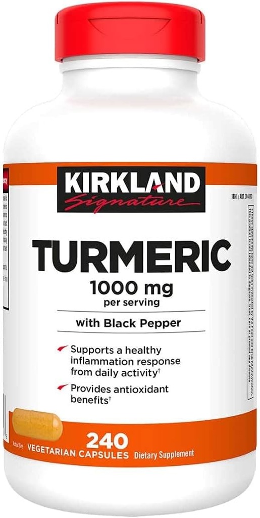 Sadece Grown Turmeric 1000 mg., 240 Capsules (1 Pack)