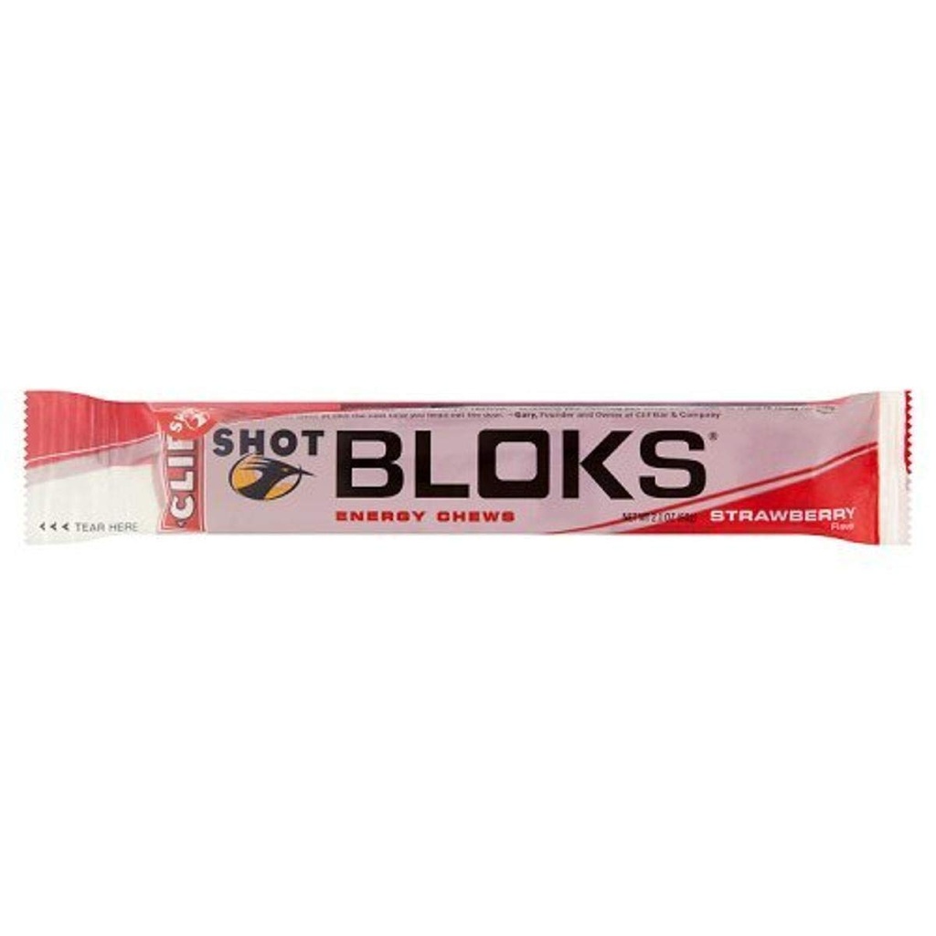 Clif Shot Gel Strawberry, 2.1 oz